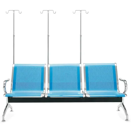 Metal Public Chairs - 3 Seats, Cheap Prices for Airport and Hospital Seating
