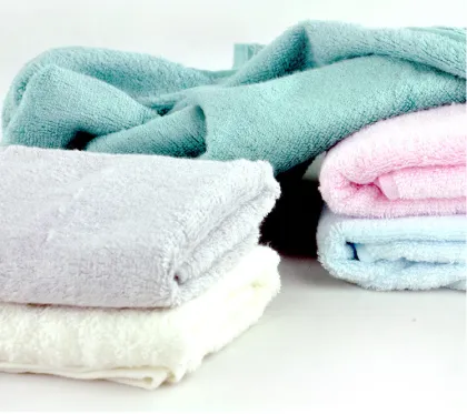 100% Natural bamboo fiber face towel