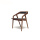Chaise en bois en cuir noir en cuir Katakana Easy Dining