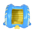 Pasadyang pool float fish inflatable swimming lounge chair