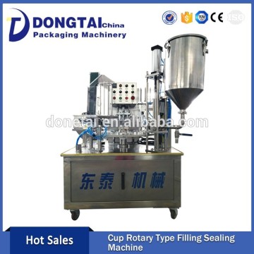 Cup Filling Sealing Plastic Container Sealing Machine