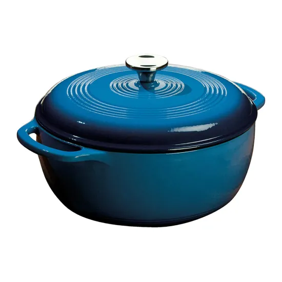 Colorful Enamel Non-Stick Cast Iron Casserole Pot