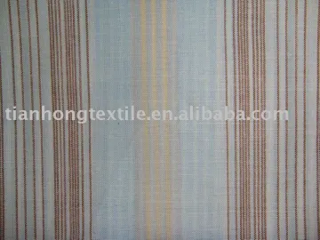 Yarn Dyed Cotton Poplin Shirt Fabric