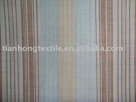 Yarn Dyed Cotton Poplin Shirt Fabric