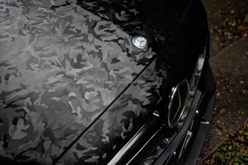 3D Ghost Black Carbon Fibre Car Wrap Films