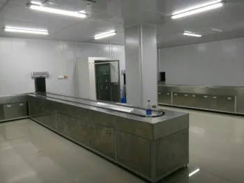 Plastic clean coating line