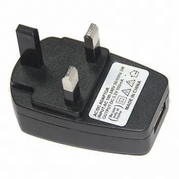 UK USB Wall Charger with 5V/500mA