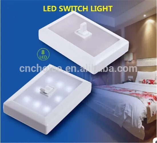 Ningbo Indoor Switch decorative led Light/8 LED led night light
