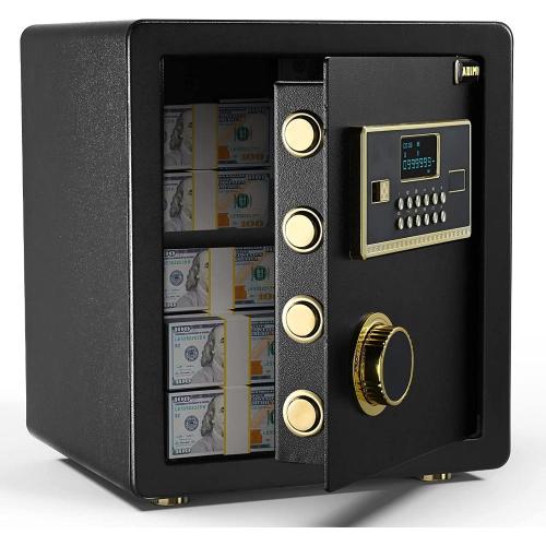 LCD Digital Screen Safe Box mit zwei Schlüsselsystemen