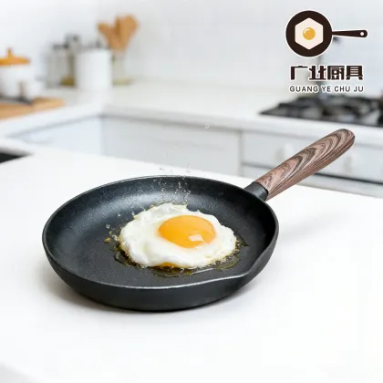 Black Iron Nonstick Frying Pan