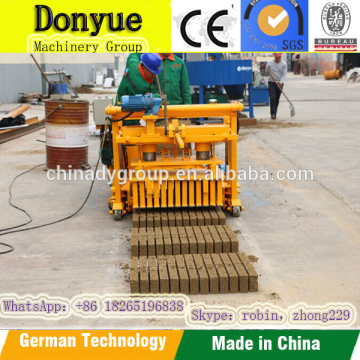 QT40-3A brique machine low cost hollow block making machinery for small business