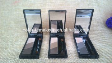 OEM Triple waterproof Eyebrow powder with mirror