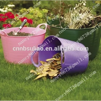 flower water bucket/colorful flower bucket