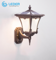 LEDER Lampu Dinding Luaran Hitam