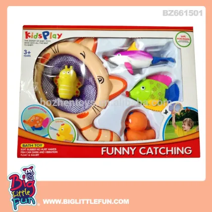 Bath toys fish,fishing toys fishing nets