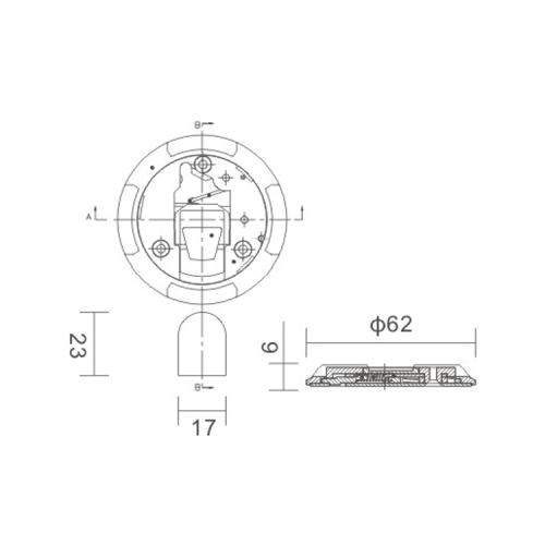 Сверхмощный ветрозащитный механический молчаливый дверной остановка