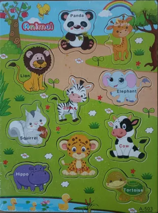 24 pcs Wood Jigsaw Puzzle