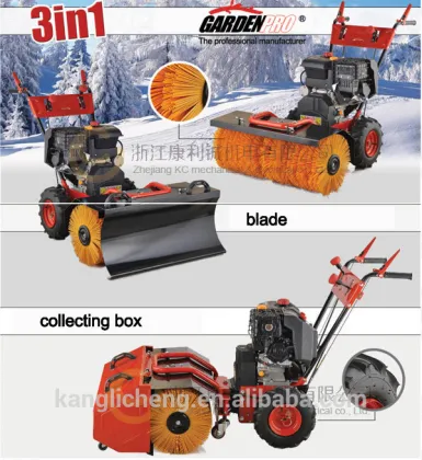 3-in-1 sweeper, road sweeper, snow sweeper