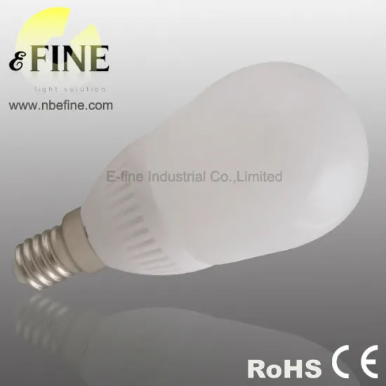 3W LED E14 light bulb G45 mini globe led lamp ceramic lamp body 250lm