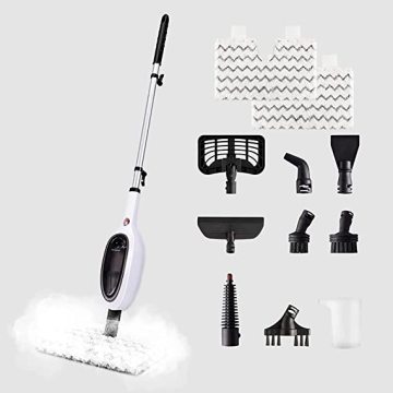 High Pressure Electric Steam Mop for Household Ceramic Tile Cleaning - 10 in 1 Multi-Functional