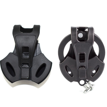 Custodia per supporto tattico per manette per manette standard con anello della cinghia da 5,5 cm