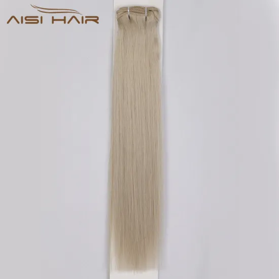 Aisi Hair 10A Brazilian Unprocessed Double Drawn Blonde Human Hair Bundles Double Weft Human Hair Extension For Women