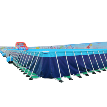 Hot Sale Large Outdoor Metal Steel Frame Above Ground Swimming Pool for Adults