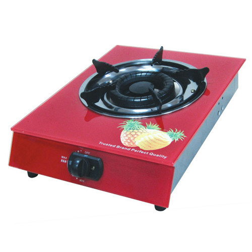 Butterfly 1 Burner Gas Stove Glass Top