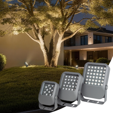 Aluminum Building Facade Square Garden LED Flood Light