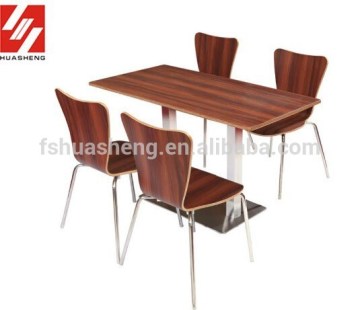 good quality steel base table and chair for sale