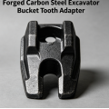 Adaptador de dente de cubo para excavadora de aceiro carbono forxado