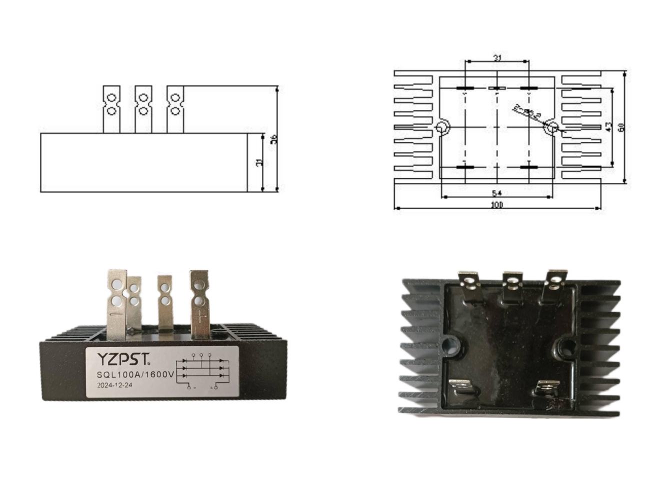 YZPST-SQL100A-1600V-2