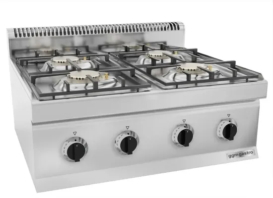 Goldk Easy-to-Clean High-Temperature Anti-Scald Infrared 4 Burner Gas Stove