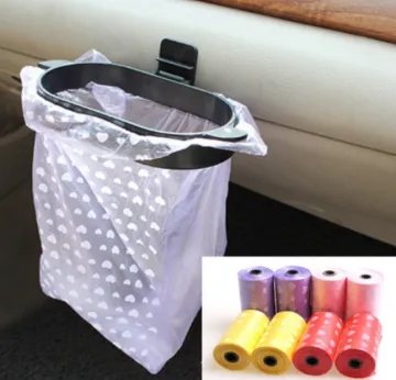 Colored Plastic Rubbish Trash Garbage Bags for Car