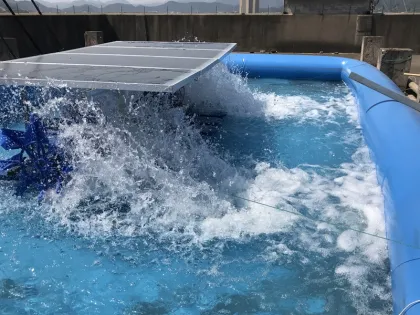 24/7 Solar-Powered Fish Pond Aerator