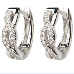 Silver earrings