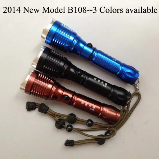 18650 battery LED flashlight rechargeable zoom flashlight led flashlight torch