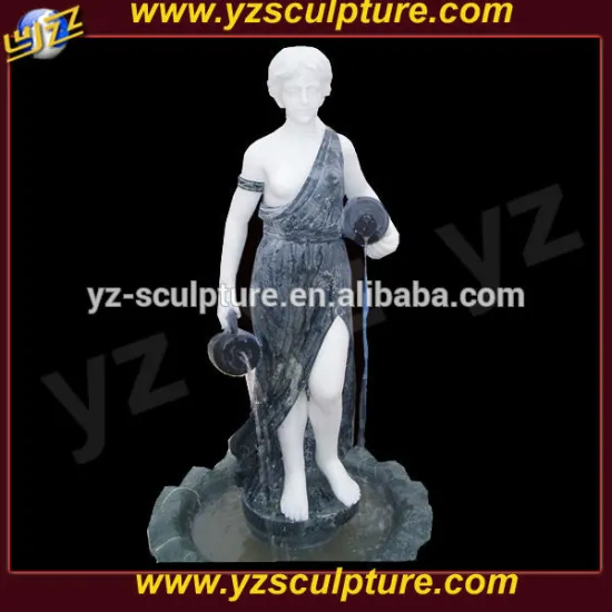beautiful large outdoor carved marble fountains with figure