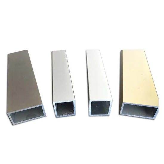 Factory Direct Sale Aluminum Profile Machined Hollow Rectangle Pipe Square Tube