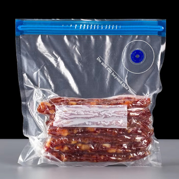 Customizable Vacuum Food Storage Bags with Reusable Pump and Logo