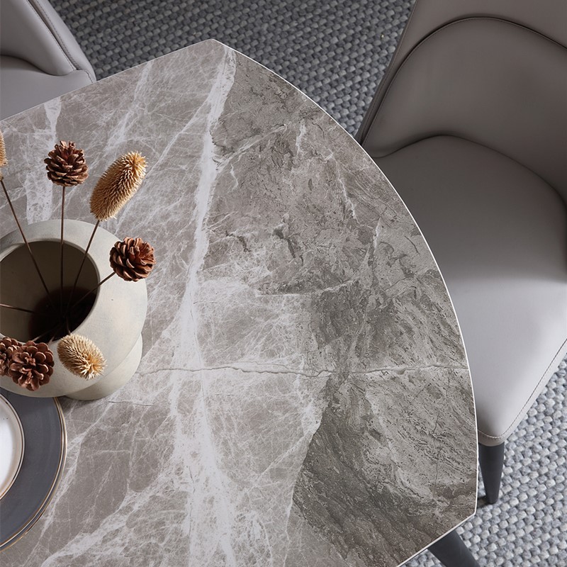 Simple Rock Plate Dining Table