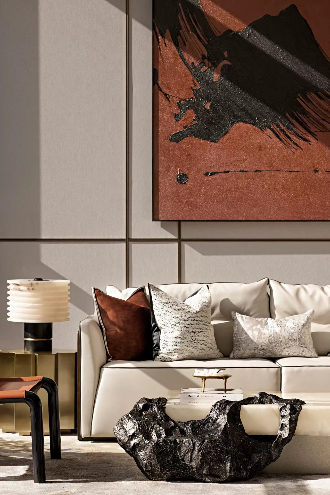 Arcadia Modular Leather Sofa Set