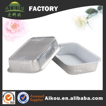 Luxury microwave safe disposable airline aluminum foil food tray