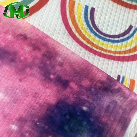MUSA Hotsale Custom Design 2*2 Rib Knit Fabric