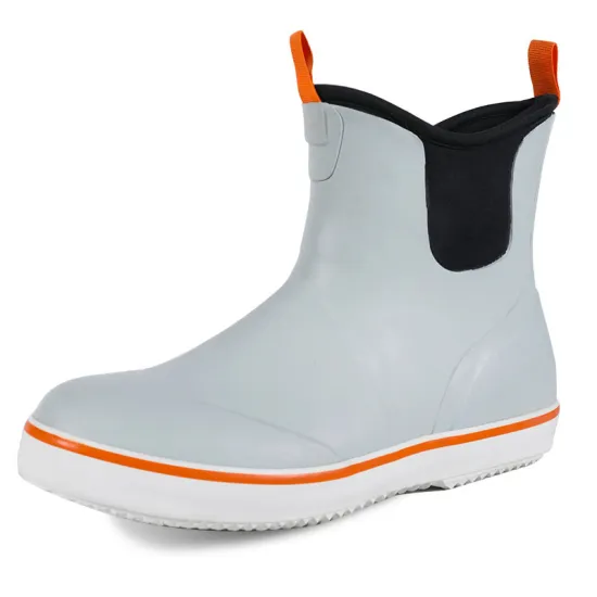 High Quality Men's Waterproof Deck Boots for Fishing and Outdoor Work