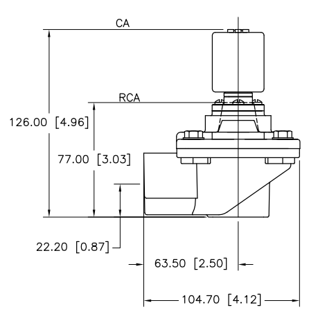 rca25t dimension