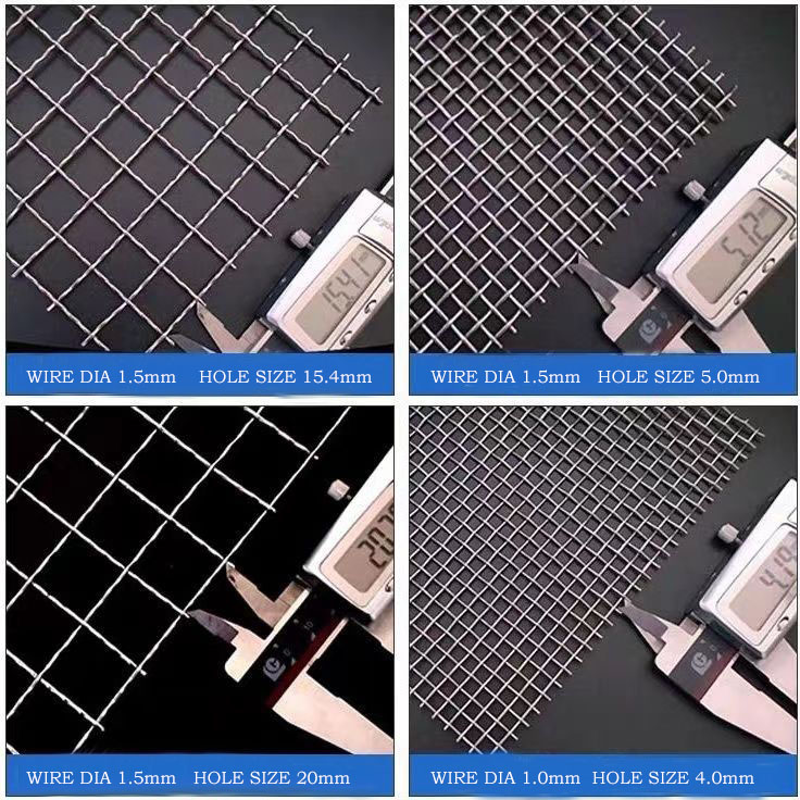 stainless steel pre-crimp wire mesh