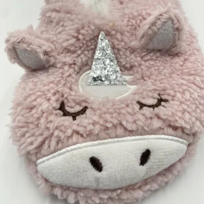 Non-skid Fleece Slipper Booties Cartoon Ballerina Slippers