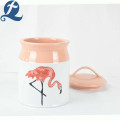 High quality storage decal candy ceramic canister jar