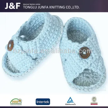 China new design kintted slipper like soft baby winter shoes